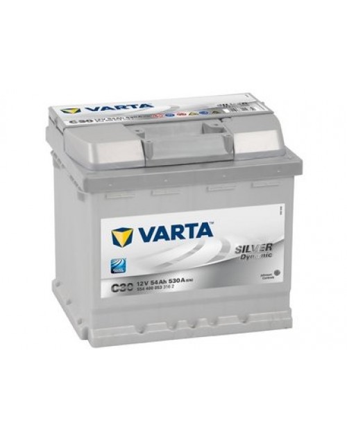 Baterie auto VARTA SILVER DYNAMIC 12V 54Ah 530A C30 cod 554400 053